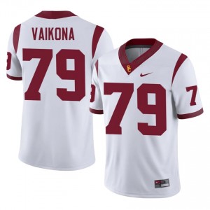 USC Elijah Vaikona #79 White Jersey | Premium Stitched NCAA Football Men Apparel 42165659