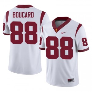 Top-Tier Floyd Boucard #88 Trojans White Jersey | Men University Football Stitched Fan Gear 67341166