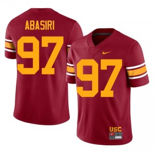 Jide Abasiri #97 USC Trojans Alternate Jersey | Exclusive Cardinal College Football Men Swen 22907278