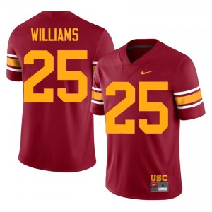 Marcelles Williams #25 USC Trojans Alternate Jersey | Iconic Cardinal College Football Men Stitch 37902526