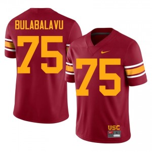 Elite Thread Ratumana Bulabalavu #75 Trojans Cardinal Alternate Jersey | Men University Football Stitch Fan Gear 53351584