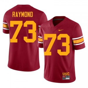 USC Tobias Raymond #73 Cardinal Alternate Jersey | Pro Cut Stitch NCAA Football Men Apparel 64999317