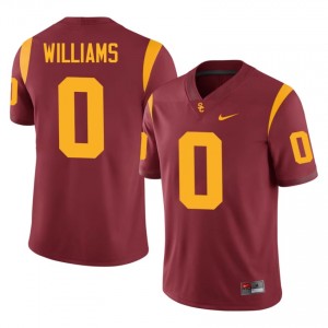 Zacharyus Williams #0 USC Trojans Jersey | Gameday Cardinal College Football Men Embroidery 35722300