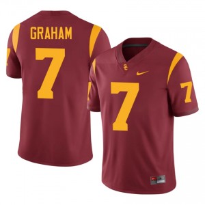 Alex Graham #7 USC Trojans Jersey | Pro-Grade Cardinal College Football Men Embroidery 80799745