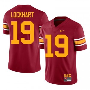 Officially Licensed Brandon Lockhart #19 Trojans Cardinal Alternate Jersey | Men University Football Stitch Fan Gear 73496021