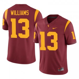 USC Caleb Williams #13 Cardinal Jersey | Pro Cut Embroidery NCAA Football Men Apparel 71615479