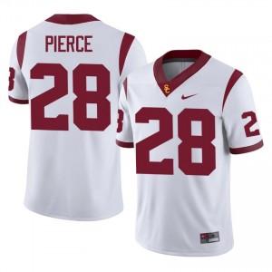 USC Carrington Pierce #28 White Jersey | Genuine Stitched NCAA Football Men Apparel 20868672