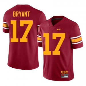 Durable Deven Bryant #17 Trojans Cardinal Alternate Jersey | Men University Football Swen Fan Gear 24864234
