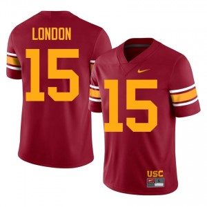 Drake London #15 USC Trojans Alternate Jersey | Exclusive Cardinal College Football Men Swen 58653609