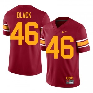 Cardinal Dylan Black #46 USC Trojans Alternate Jersey | Men High School Football Licensed Stitch 47487534