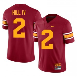 USC Elbert Hill IV #2 Cardinal Alternate Jersey | Premium Swen NCAA Football Men Apparel 49816615