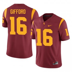 USC Frank Gifford #16 Cardinal Jersey | Premium Embroidery NCAA Football Men Apparel 56692408