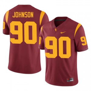 Jake Johnson #90 USC Trojans Jersey | Gameday Cardinal College Football Men Embroidery 70779318