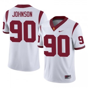 USC Jake Johnson #90 White Jersey | Premium Stitched NCAA Football Men Apparel 24152468