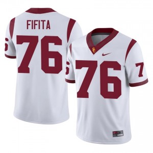 #76 John Fifita Trojans White Jersey | Classic Stitched Men Player Football Gear 45687403