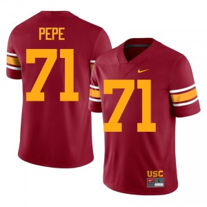 Top-Tier Keenyi Pepe #71 Trojans Cardinal Alternate Jersey | Men University Football Swen Fan Gear 87073854