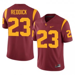 Cardinal Kendarius Reddick #23 USC Trojans Jersey | Men High School Football Moisture Wicking Embroidery 41122115