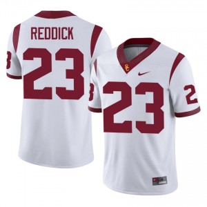 Durable Kendarius Reddick #23 Trojans White Jersey | Men University Football Stitched Fan Gear 12678144