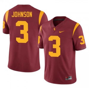 #3 Keyshawn Johnson Trojans Cardinal Jersey | Elite Embroidery Men Player Football Gear 23466340