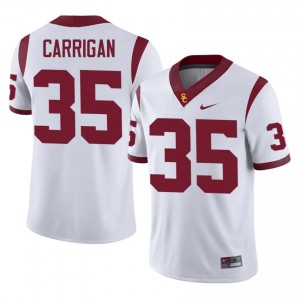 USC Lachlan Carrigan #35 White Jersey | Premium Stitched NCAA Football Men Apparel 16362674