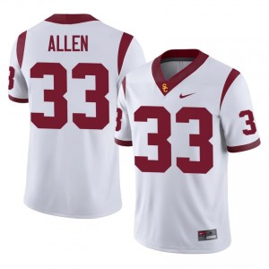 USC Marcus Allen #33 White Jersey | Premium Stitched NCAA Football Men Apparel 38111675