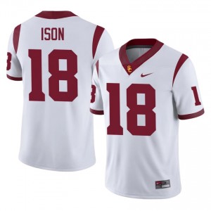 USC Romero Ison #18 White Jersey | Pro Cut Stitched NCAA Football Men Apparel 15056408