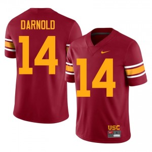 #14 Sam Darnold Trojans Cardinal Alternate Jersey | Elite Swen Men Player Football Gear 47390391