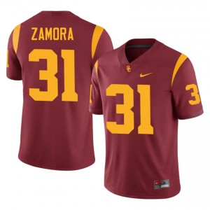Cardinal Seth Zamora #31 USC Trojans Jersey | Men High School Football Fresh Embroidery 60443276