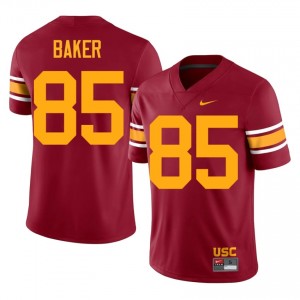 Elite Thread Tron Baker #85 Trojans Cardinal Alternate Jersey | Men University Football Stitch Fan Gear 17841080