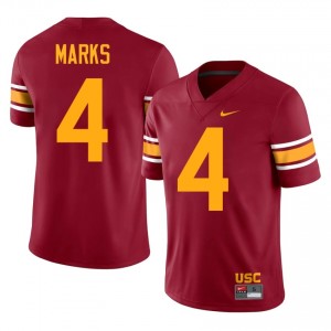 USC Woody Marks #4 Cardinal Alternate Jersey | Pro Cut Stitch NCAA Football Men Apparel 85456942