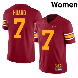 USC Sam Huard #7 Cardinal Alternate Jersey | Premium Swen NCAA Football Women Apparel 45079923