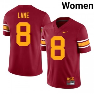#8 Ja'Kobi Lane Trojans Cardinal Alternate Jersey | Elite Swen Women Player Football Gear 16683672