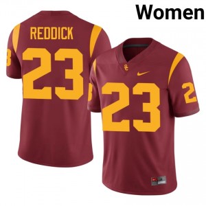 USC Kendarius Reddick #23 Cardinal Jersey | Essential Embroidery NCAA Football Women Apparel 78928493