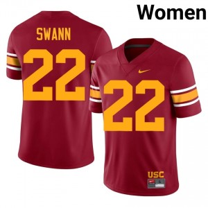 USC Lynn Swann #22 Cardinal Alternate Jersey | Essential Swen NCAA Football Women Apparel 90297983