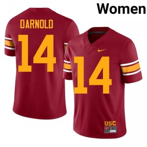 Sam Darnold #14 USC Trojans Alternate Jersey | Gameday Cardinal College Football Women Stitch 93794294
