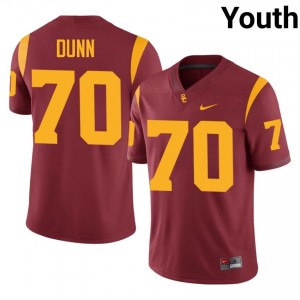 #70 Aaron Dunn Trojans Cardinal Jersey | Alumni Embroidery Youth Player Football Gear 80547132