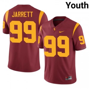Cardinal Jamaal Jarrett #99 USC Trojans Jersey | Youth High School Football Fresh Embroidery 88654491