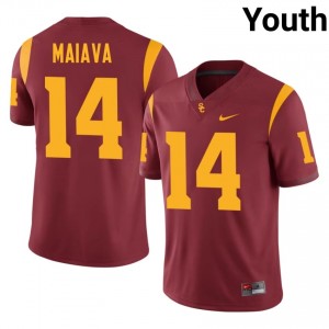 Jayden Maiava #14 USC Trojans Jersey | Gameday Cardinal College Football Youth Embroidery 68156394