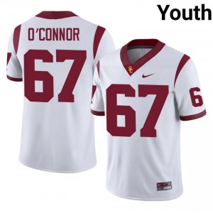 Kilian O'Connor #67 USC Trojans Jersey | Pro-Grade White College Football Youth Stitched 69496674