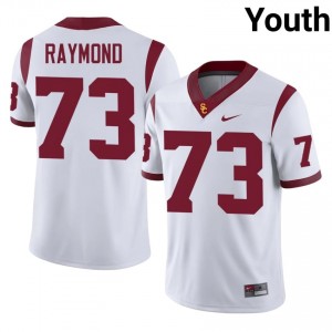 USC Tobias Raymond #73 White Jersey | Essential Stitched NCAA Football Youth Apparel 19108040