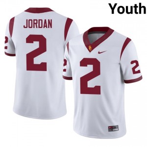 Waymond Jordan #2 USC Trojans Jersey | Exclusive White College Football Youth Stitched 84405236
