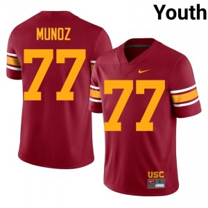 USC Anthony Munoz #77 Cardinal Alternate Jersey | Essential Swen NCAA Football Youth Apparel 68417896