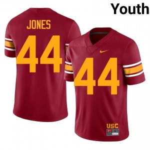USC Braeden Jones #44 Cardinal Alternate Jersey | Pro Cut Stitch NCAA Football Youth Apparel 13297909