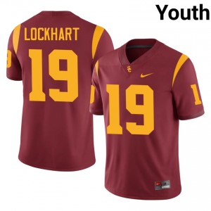 Cardinal Brandon Lockhart #19 USC Trojans Jersey | Youth High School Football Licensed Embroidery 50495656