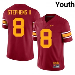 USC Desman Stephens II #8 Cardinal Alternate Jersey | Premium Swen NCAA Football Youth Apparel 81859096