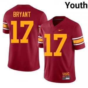 Deven Bryant #17 USC Trojans Alternate Jersey | Pro-Grade Cardinal College Football Youth Swen 39347001