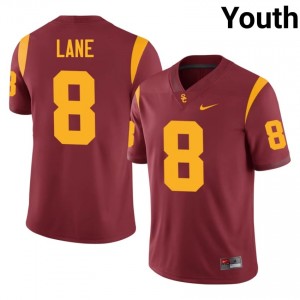 Cardinal Ja'Kobi Lane #8 USC Trojans Jersey | Youth High School Football Licensed Embroidery 19788950