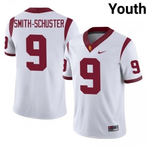 USC JuJu Smith-Schuster #9 White Jersey | Pro Cut Stitched NCAA Football Youth Apparel 91871746
