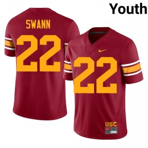 Officially Licensed Lynn Swann #22 Trojans Cardinal Alternate Jersey | Youth University Football Stitch Fan Gear 56259972