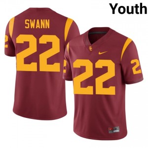 #22 Lynn Swann Trojans Cardinal Jersey | Alumni Embroidery Youth Player Football Gear 13258796